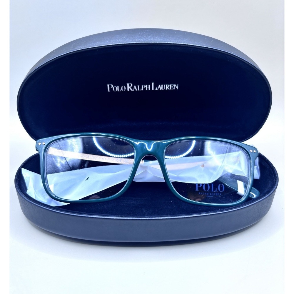 POLO RALPH LAUREN PH2273 6140 Shiny Opal Dark Green Eyeglasses 56-17-150 New